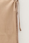 BASERANGE brigg ribbed skirt SKBR-RIB-SP22 COCHLEA (SKBR-RIB-WI21) beige